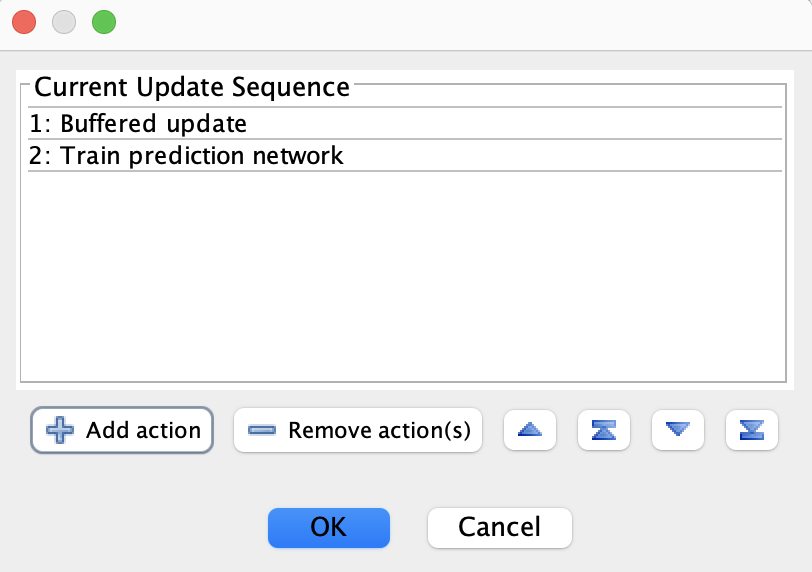 Edit update sequence